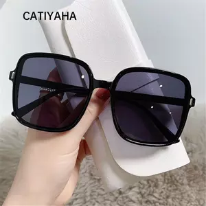 Kính râm cỡ lớn CATIYAHA Luxury UV400 Vintage Big Frame