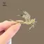Sáng Tạo Sang Trọng Kim Cương Giả Pha Lê Magpie Chim Trâm Cài Cho Nữ Quần Áo Phụ Kiện Áo Quà Tặng [Mina]