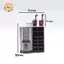 CANAMEK 1 Bộ Búp Bê Trang Trí Nhà Mini Máy Cà Phê Mô Hình Búp Bê Trang Trí Nhà Chụp Ảnh Cảnh Đạo Cụ CSF