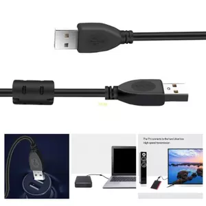 Btsg USB A sang USB Dây cáp nối dài 480Mbps Truyền và sạc dữ liệu tốc độ nhanh cho máy tính xách tay Máy làm mát di động cứng D