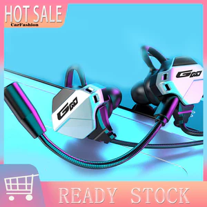 < CarFashion > Tai nghe có dây G10 Độ trung thực cao Khử tiếng ồn thông minh Tai nghe chơi game trong tai 35mm tiện dụng để gọi điện