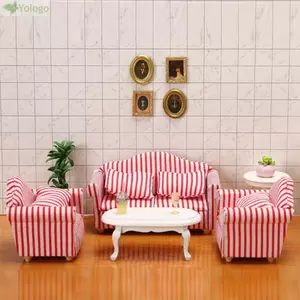 YOLOGO Mini Sofa Mềm Trang Trí Trẻ Em Thời Trang Đa Phong Cách Giả Vờ Chơi Đồ Chơi