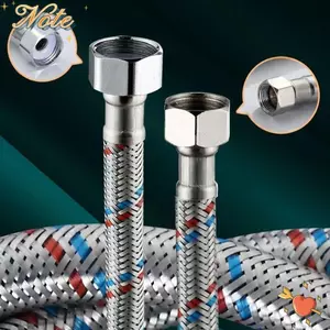 NOTE1 Ống hút nước lạnh và nóng, Ống cấp nước áp suất cao chống lão hóa bằng thép không gỉ 304, Ống nước nóng ống hai đầu bền