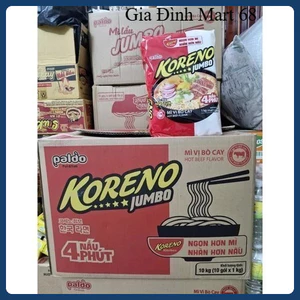 Thùng Mì KORENO JUMBO vị Bò Cay