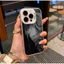 Large Lens Phantom Soft Case Ink Swirl Texture, Matte Smooth Touch For iPhone15/16ProMax17
