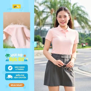 Áo polo nữ ponte roma YODY thể thao siêu nhẹ dệt lỗ nhỏ giúp thoáng khí thoải mái WAPO25S173