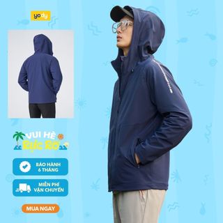 Áo khoác gió nam YODY trượt nước 2 lớp siêu co giãn năng động  AKM7015 MCWC25F044