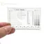 GE Gauge Point Gauge Phim trong suốt Stain Cardparison Card Stain Cra Tương phản PET Dot Line Kiểm tra chất lượng bề mặt VN