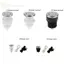 GE 28 / 32 / 34mm Nút nhấn tắt công tắc khí nén cho bồn tắm Spa Xử lý rác thải VN