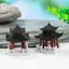 GE 1 Trung Quốc Cổ Pavilion Thu Nhỏ Xây Dựng Trang Trí Sân Vườn Nhựa Trang Trí Cho DIY Cảnh Quan Mini VN