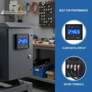 Máy phát điện Nhíphuj GV13T Vôn kế Máy đo tần số Đọc kỹ thuật số tiện lợi cho phòng điều khiển hệ thống điện VN