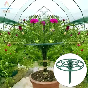Khung leo cây cảnh GILL, Giá đỡ lồng cây nhiều lớp có thể xếp chồng lên nhau, Giá đỡ hình hoa hướng dương bằng nhựa S / M / L Đồ dùng làm vườn