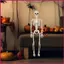 Trang trí bộ xương Halloween Toàn thân Khớp di chuyển Đồ trang trí xương Trang trí Bộ xương thực tế Trang trí cho shopidaevn