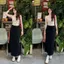 Chân Váy Đen Dáng Dài Form Midi Co Dãn (ẢNH THẬT) Kenco clothing Sài Gòn M888 - - Hieuvy Botique