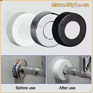 Vỏ vòi hoa sen MONOSTYLE, Vỏ trang trí vòi mạ ABS, Vòi mặt bích treo tường có thể điều chỉnh hữu ích Trang trí nhà bếp