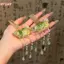 HFSHY Hoa Sen Trung Quốc Dài sel Kẹp Tóc 1 / 2 Chiếc Hợp Kim Tóc Trang Sức Cho Cô Dâu Cưới Hanfu Cosplay Dịp Đặc Biệt VN