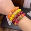 HFSHY Thực Tế 3D Hình Trái Cây Rời Hạt 5 Cái Sáng Nhiều Màu Cho DIY Handmade Vòng Tay Trang Sức Làm Đồ Thủ Công Dự Tiệc Cung Cấp VN