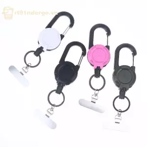 GE 1 Bộ Dụng Cụ Chịu Lực Đa Năng Carabiner Huy Hiệu Điện Thoại Bule Chống Mất Dây Tay Dễ Dàng Kéo Bule Dây Điện Thoại Có Thể Thu Vào VN