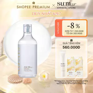 Tẩy trang giàu ẩm 3 trong 1 Su:m37 Skin Saver Essential Cleansing Water 400ml