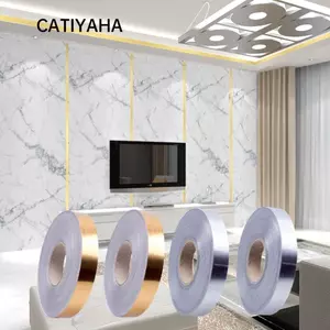 Nhãn dán đường may sàn CATIYAHA, Làm đẹp gạch men chống thấm nước trên tường, 2024 Dây Crevice tự dính Phòng khách