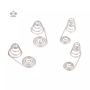 Maybest 5 Chiếc Pin AA Cuộn Dây Âm Và Tích Cực Lò Xo Tấm Tiếp Xúc Pin AA NIel Dây Lò Xo {VN}