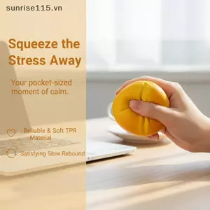 SRVN Mô Phỏng Bánh Mì Bóp Mềm Đồ Chơi Cảm Giác Tăng Chậm Kết Cấu Thực Tế Đồ Chơi Fidget Cho Trẻ Em Người Lớn Stoing Stuffer Quà Tặng Giáng Sinh.
