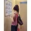 Phiên bản Hàn Quốc Áo Vest cổ dây sọc đỏ dành cho nữ mùa hè Pure Desire Style Không tay bên trong Retro Slim-Fit Top mặc ngoài