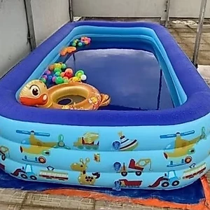 Bể Bơi Phao 3M Cho Bé, Hồ Bơi 2 Tầng, 3 Tầng Đáy Đôi Đủ Các Kích Cỡ