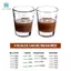 6 Cốc Đo Espresso Bắn Thủy Tinh Lỏng Thủy Tinh Nặng Rượu Thủy Tinh 26-Đường Tăng 1Oz, 6, 2 Tbs, 30Ml
