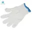 Blue Safety Cut Proof Chống đâm thủng Lưới thép không gỉ Găng tay đồ tể hiệu suất cao Cấp 5 Kích thước bảo vệ S