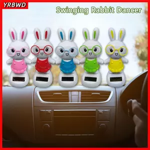 YRBWD Swinging Rabbit Dancer Đồ chơi chạy bằng bàn văn phòng Windowsill chất lượng cao