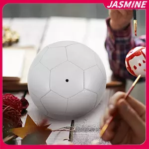 JASMINE Bóng Đá Trắng Kích Thước 5 Kích Thước Chính Thức Nhẹ Cho Trẻ Em Người Lớn Đồ Chơi Bóng Đá Giáo Dục Đồ Chơi Thể Thao PVC DIY Quà Tặng JASMINE