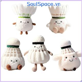 SOULSPACE Búp bê sang trọng, Móc khóa cầu lông mềm lông, Đồ chơi vui nhộn dễ thương Túi sáng tạo Trang trí mặt dây chuyền Quà tặng bạn bè