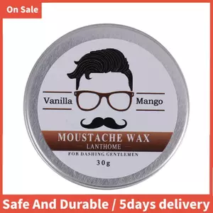 Sáp Râu Nam Hấp Dẫn ria mép Nuôi Dưỡng Râu Chăm Sóc Cải Thiện Lộn Xắc Giảm Uốn Tóc Kem Tăng Trưởng Tóc 30G Họa Tiết Tóc