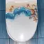 XUAN Blue Shell Sao Biển Nhà Vệ Sinh Stier Sáng Tạo Phòng Tắm Stier Chống Thấm Nước Có Thể Tái Sử Dụng PVC Stier Cho Trang Trí Phòng Tắm VN