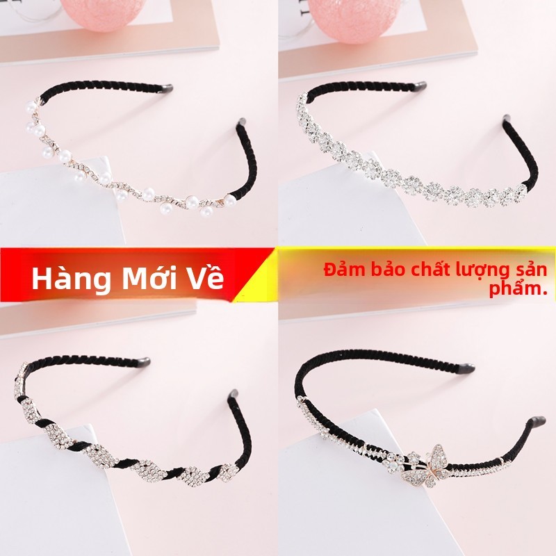 Kẹp tóc ngọc trai cho nữ, phong cách đơn giản năm 2023, áp lực tóc nhẹ nhàng - A0UW