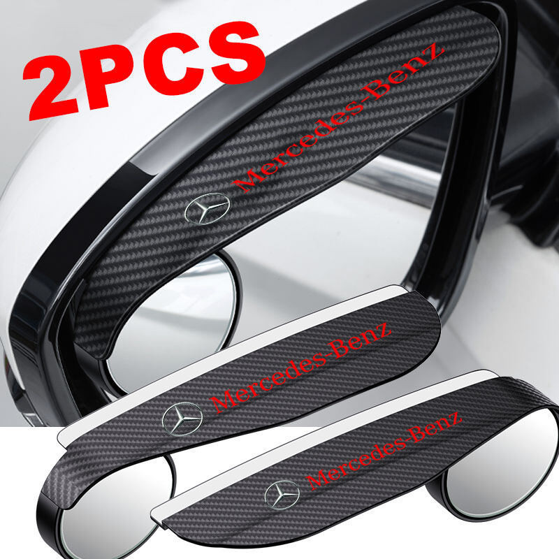 Gương chiếu hậu Benz mưa lông mày và lá chắn mưa gương phản quang mưa lông mày cho Mercedes Benz W210 W124 W203 W204 C200 W140 W176 W205 W123 W220 W211 W212 GLA GLB AMG