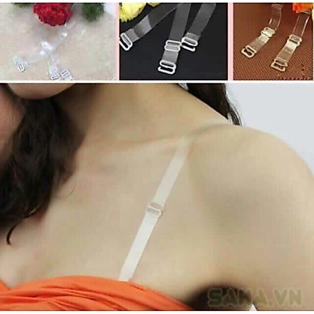 Dây Áo Lót Trong Suốt sợi dẹt (sợi phở)
