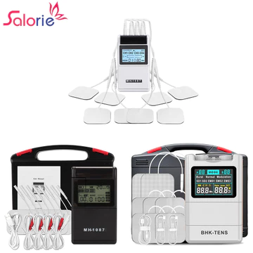 Salorie TENS Đơn vị Máy châm cứu kỹ thuật số Máy mát xa kinh tuyến Xung điện tử cho chân sau Vai Giảm đau nhức