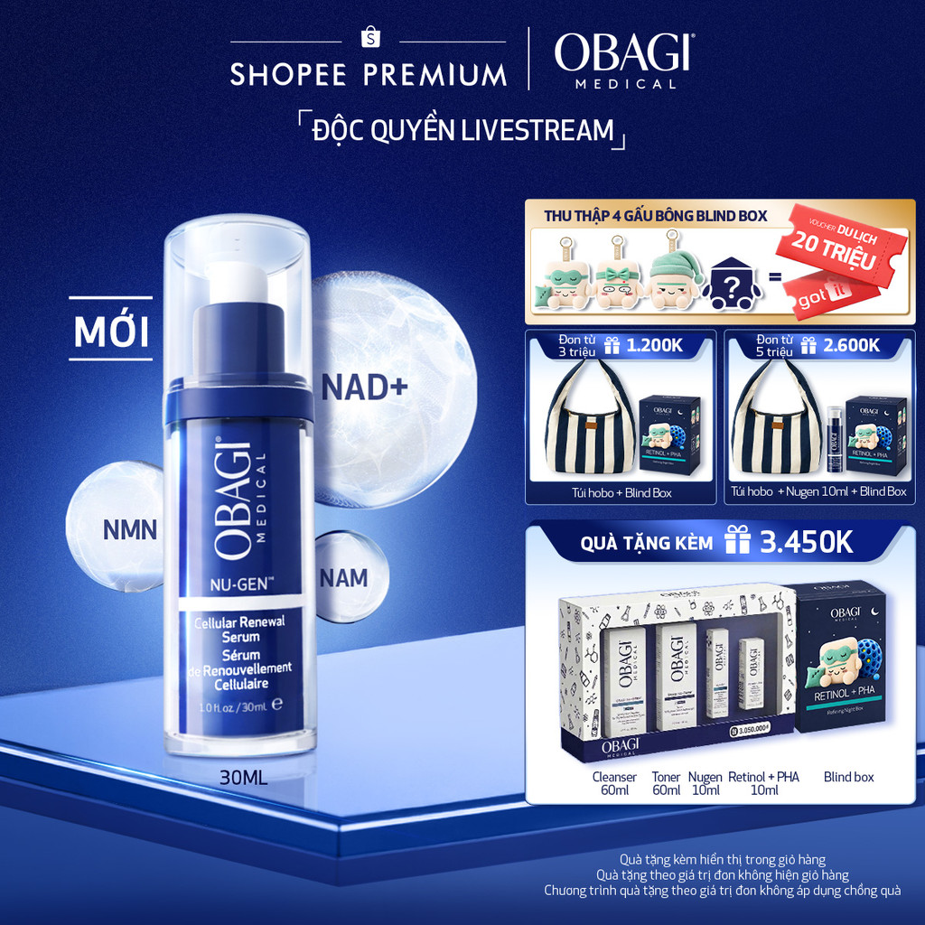 Serum Kích Hoạt Năng Lượng Tế Bào Nugen Cellular Renewal 30ml