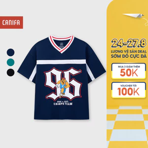 Áo phông bé trai cotton CANIFA in hình năng động 2TS26C003
