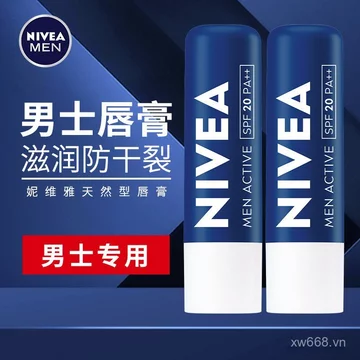 Son Môi Nam Nivea Phổ Biến Dưỡng Ẩm Dưỡng Ẩm Chống Khô Bé Trai Chuyên Dụng Son Dưỡng Môi Miệng Dầu Hàng Đầu Cửa Hàng Chính Thức Authen