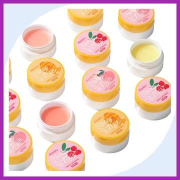 A'PIEU [A 'pieu] Mặt nạ môi hàng ngày mật ong và sữa, 6g, 1 cái, 3 loại, Mặt nạ mật ong, Mặt nạ Berry, Mặt nạ đào