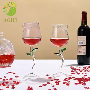 BLAZELINK Cốc Rượu Hồng, Thủy Tinh 150 / 280ml Thủy Tinh Rượu Hồng, Thủy Tinh Trong Suốt Viền Cốc Cốc Cốc Cốc Cốc Cốc Bar