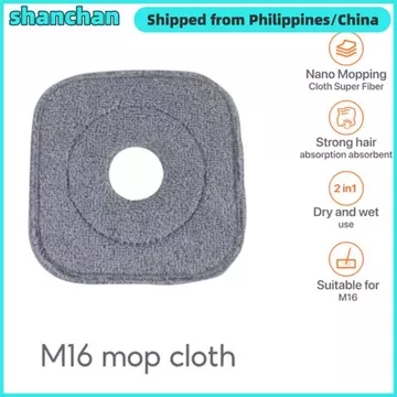 SHANC 1 Cây lau nhà tự giặt, Cây lau nhà lau nhà có thể giặt được, Tấm lau nhà xoay 360 hộ gia đình cho cây lau nhà M16