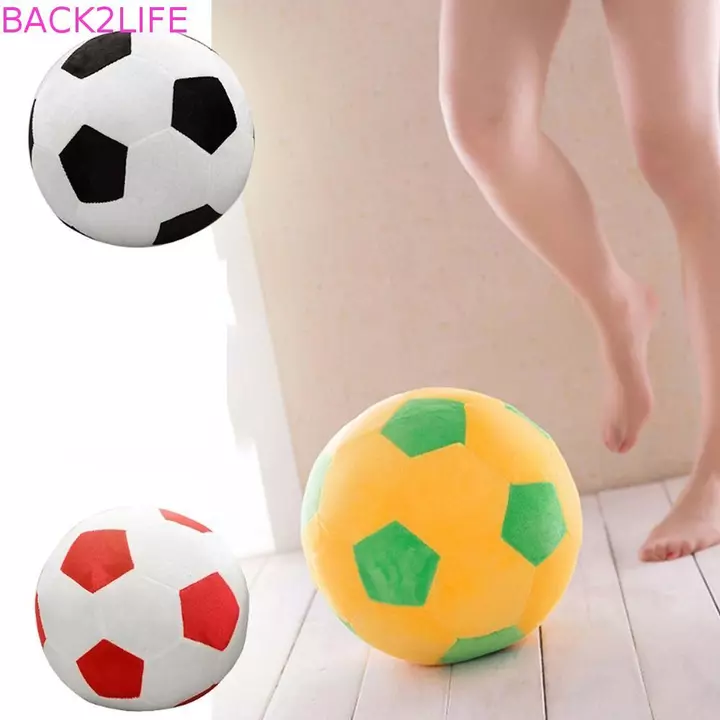BACK2LIFE Đồ chơi nhồi bông bóng đá Gối ngủ trẻ em Quà tặng kèm đồ chơi phòng khách Quà tặng sinh nhật Đồ chơi trẻ em Đồ chơi ngủ Đồ chơi trang trí phòng Bóng đá Đồ chơi sang trọng