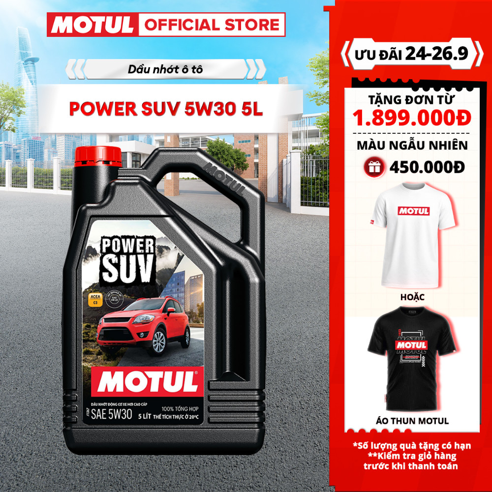 Dầu nhớt xe ô tô MOTUL POWER SUV 5W30 5L
