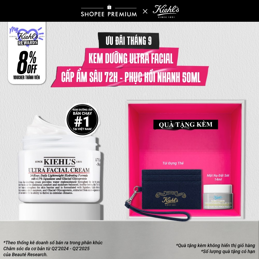 Kem dưỡng ẩm Kiehl's Ultra Facial Cream 50ml