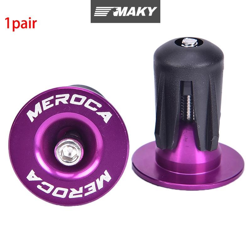 Newwellknownepic 2 Chiếc Xe Đạp Thanh Cuối Phích Cắm Nhôm Đường Tay Cầm Chống Trơn Trượt Chắc Chắn Tay Lái Mũ
VN