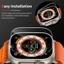 1-2 Chiếc Chống Gián Điệp Bảo Mật Kính Cho Apple Watch Ultra 3 2 49mm Phim Bảo Vệ Màn Hình Chống Trầy Xước Hydrogel HD Mềm TPU Phim HD Kính Cường Lực Cạnh Đen Trong Suốt